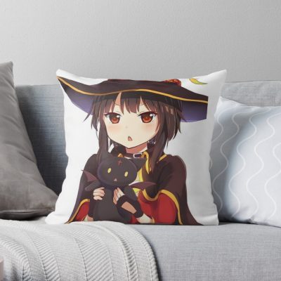 Megumin - Konosuba Throw Pillow Official Cow Anime Merch
