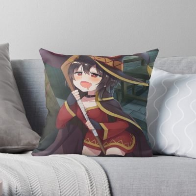 Megumin - Konosuba Throw Pillow Official Cow Anime Merch