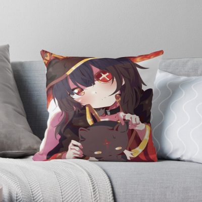 Megumin - Konosuba Throw Pillow Official Cow Anime Merch