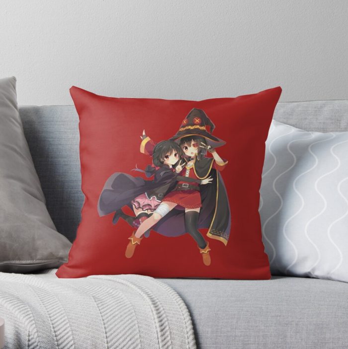 Konosuba Megumin Throw Pillow Official Cow Anime Merch