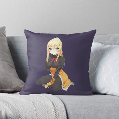 Konosuba Anime Darkness Throw Pillow Official Cow Anime Merch