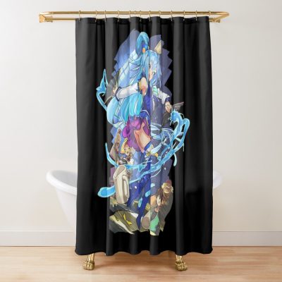 Konosuba Aqua Shower Curtain Official Cow Anime Merch