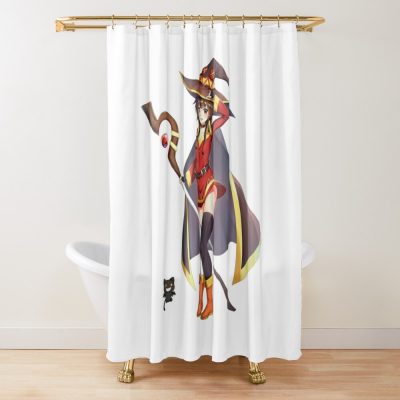 Konosuba Megumin Shower Curtain Official Cow Anime Merch