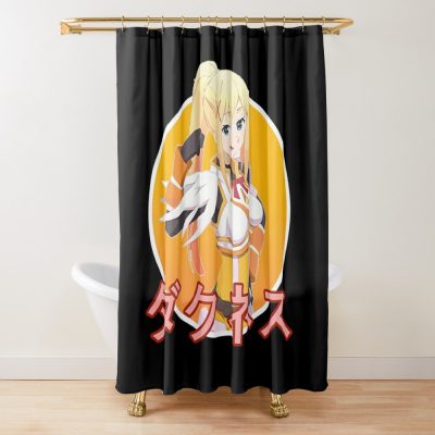 Konosuba Darkness Shower Curtain Official Cow Anime Merch