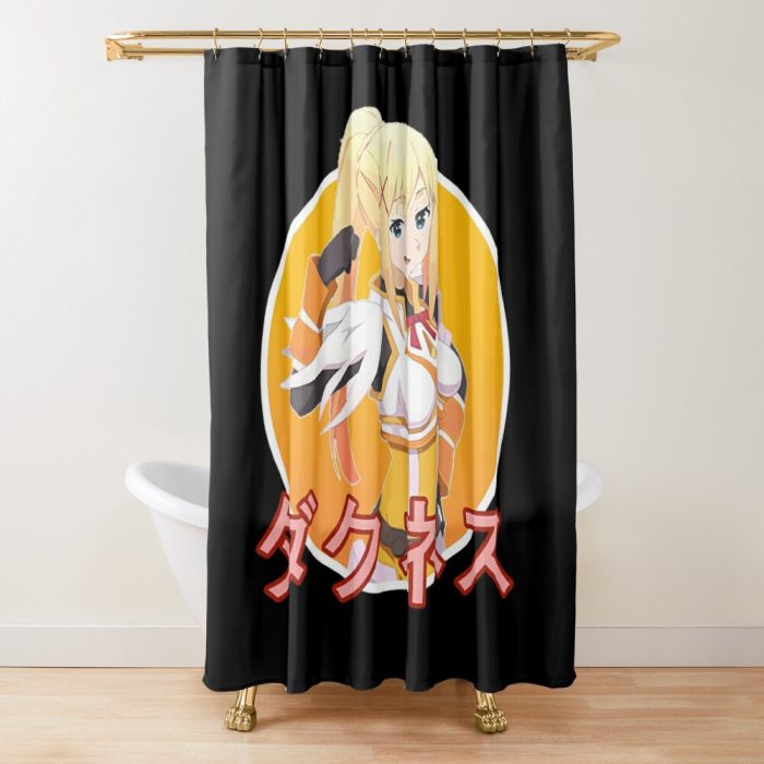 Konosuba Darkness Shower Curtain Official Cow Anime Merch