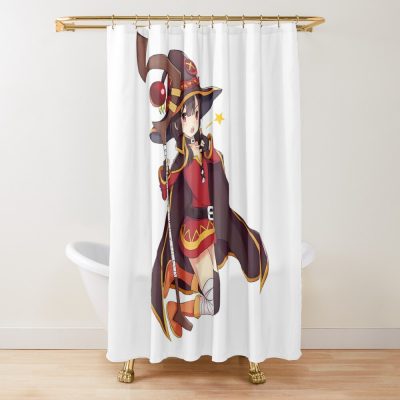 Konosuba Megumin Shower Curtain Official Cow Anime Merch