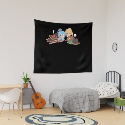 Konosuba Chibi Tapestry Official Cow Anime Merch