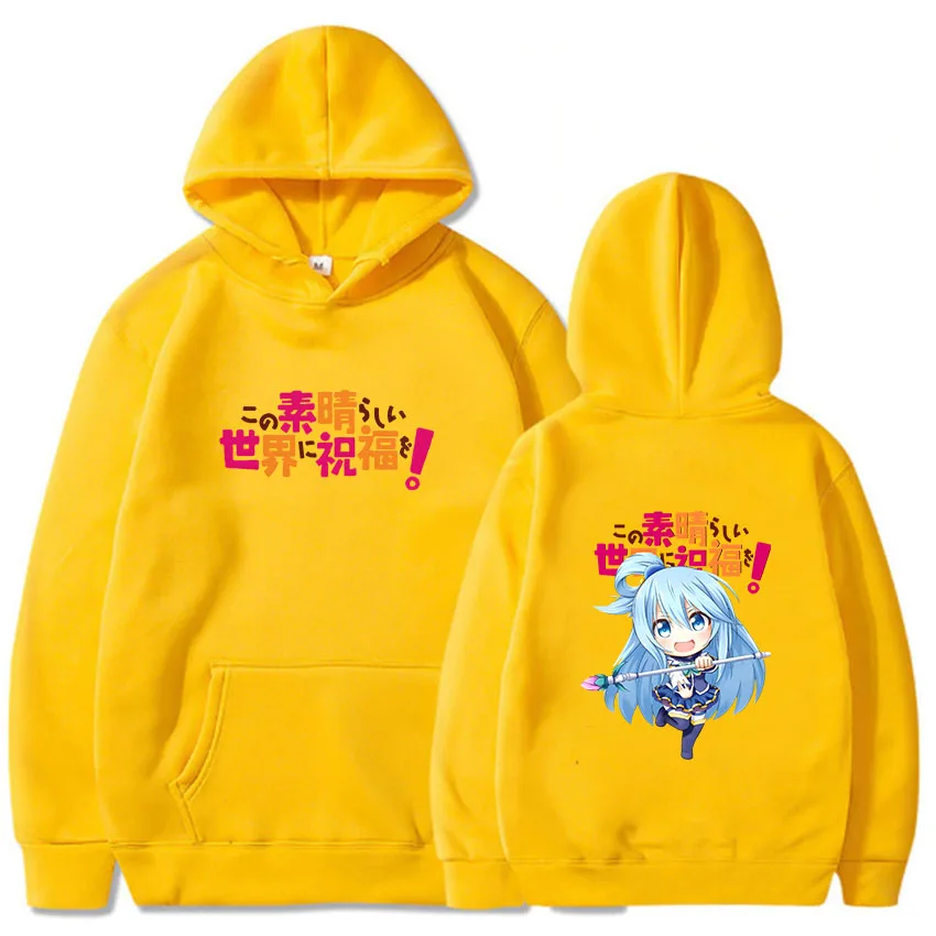 KonoSuba God s Blessing on This Wonderful World Japanese Anime Hoodie Cartoon Sweatshirt Boys girl Clothes - Konosuba Store