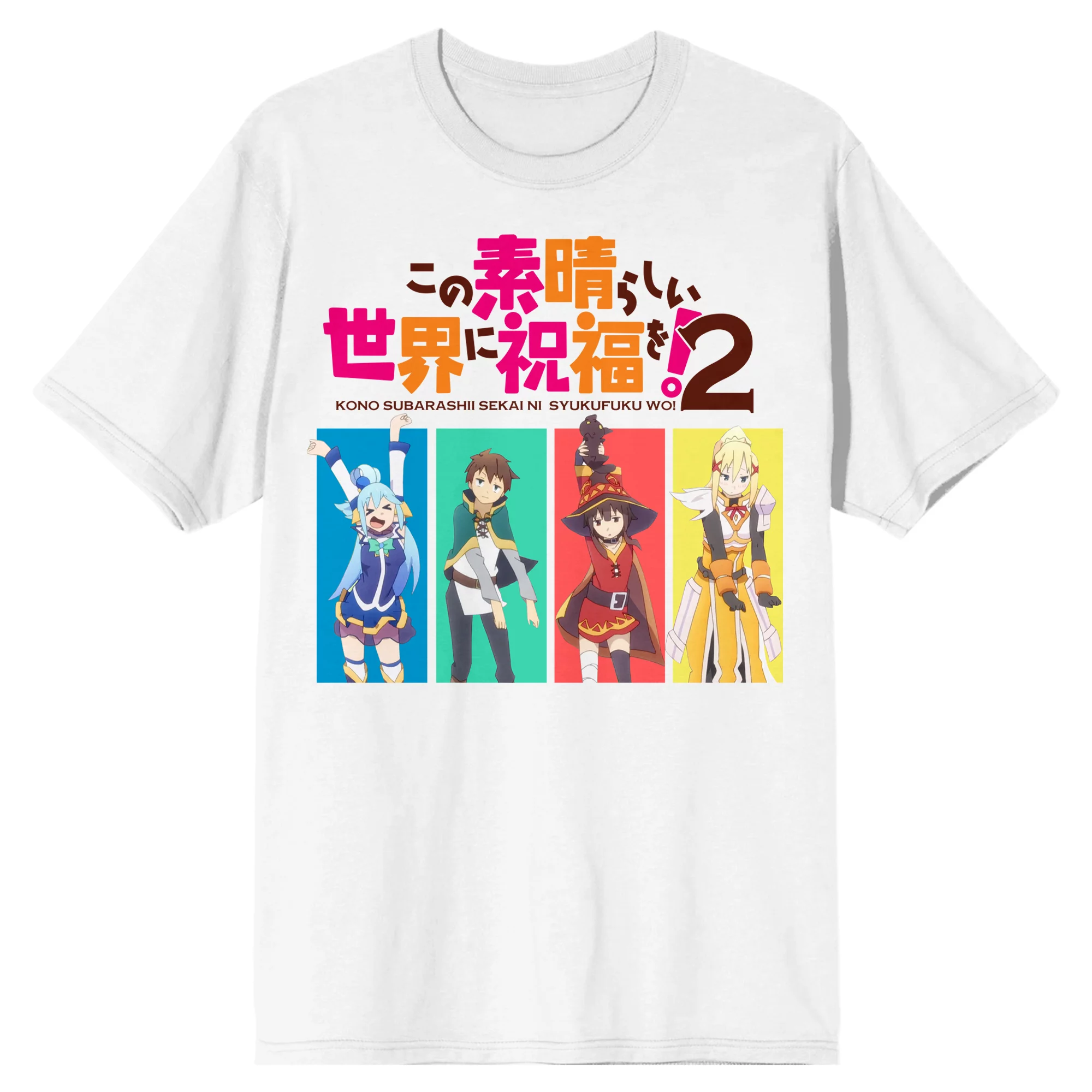Konosuba Character Panels Men s White T shirt 91079186 797c 4b53 b5bf 10e96d1384ce.06f234b0247a521ab9748ff47bdafa4f - Konosuba Store